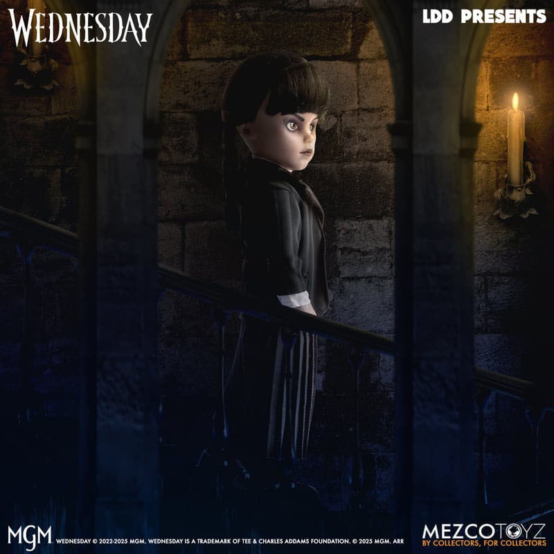Living Dead Dolls Living Dead Dolls Presents Wednesday Addams - Nevermore Academy Uniform | Official Netflix Series Collectible Doll - Simon's Collectibles, UK