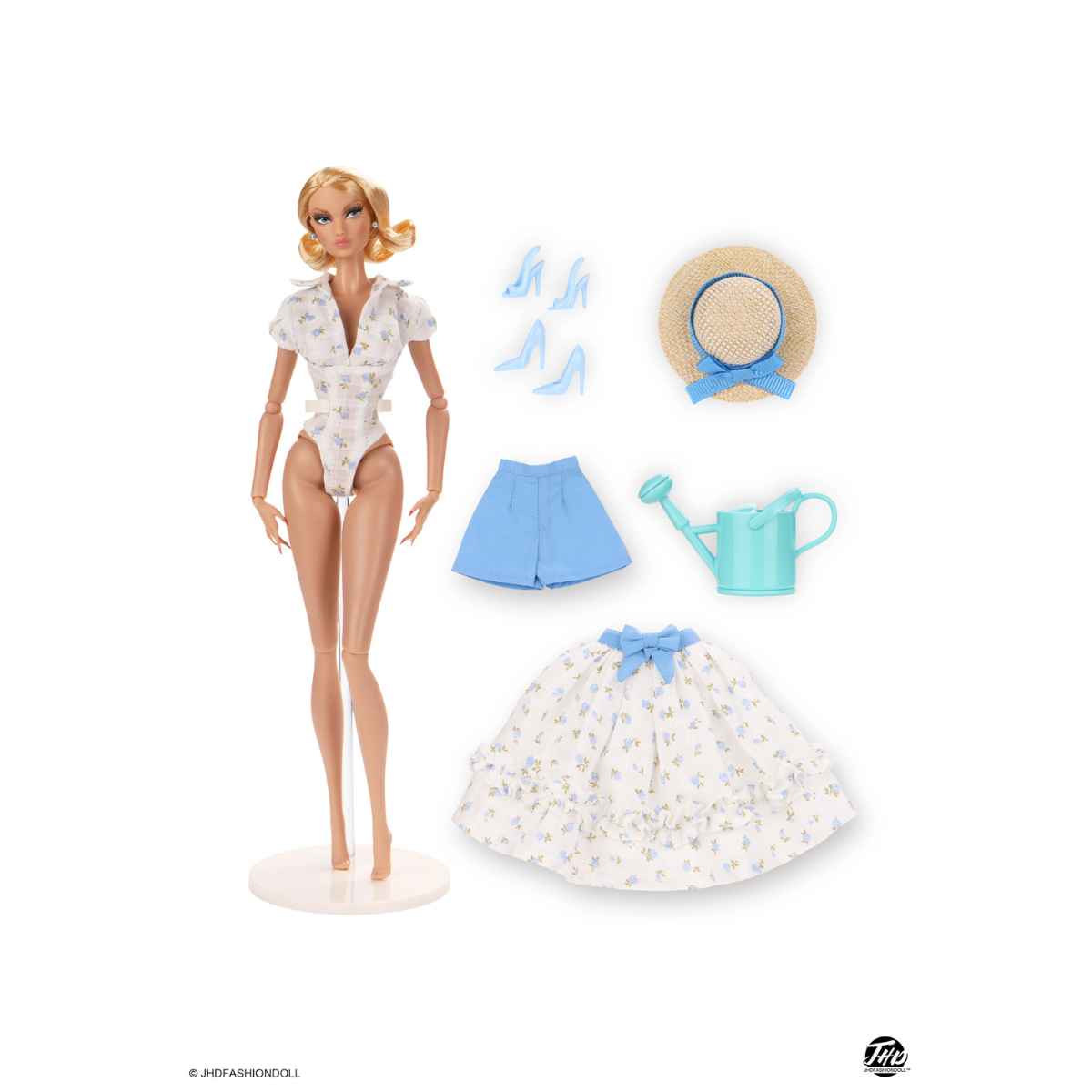JHDFASHIONDOLL MaryMacy – Valley of the Dolls: Garden Party Gift Set 'Blue Blossoms' Doll VD2505 - Simon's Collectibles, UK