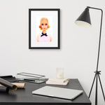 "1973 Quick Curl Barbie Portrait" Matted Museum-Quality Framed Print - Simon's Collectibles Limited Edition (Original Photography)