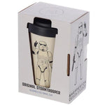 The Original Stormtrooper White Reusable Screw Top Bamboo Composite Travel Mug by The Original Stormtrooper in the at section at Simon's Collectibles based in the UK.