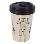 The Original Stormtrooper White Reusable Screw Top Bamboo Composite Travel Mug by The Original Stormtrooper in the at section at Simon's Collectibles based in the UK.