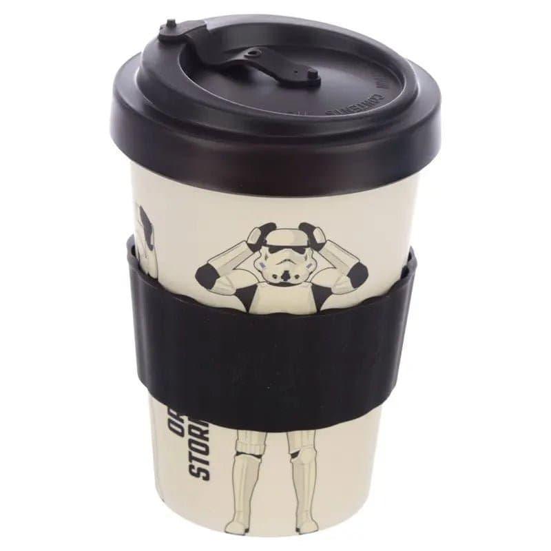 The Original Stormtrooper White Reusable Screw Top Bamboo Composite Travel Mug | The Original Stormtrooper