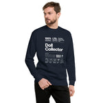 'Doll Collector' Product Label Design Unisex Premium Sweatshirt for Adult Collectors
