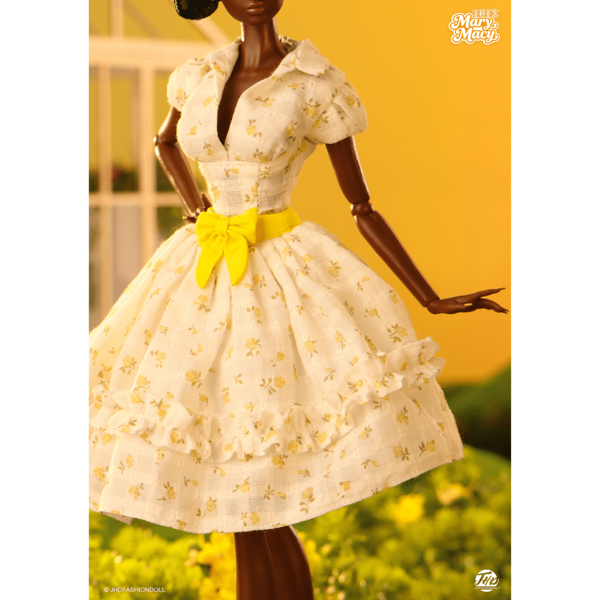 VIP VD2507 – MaryMacy Valley of the Dolls: Garden Party Fashion Set – Yellow Blossoms - Simon's Collectibles, UK
