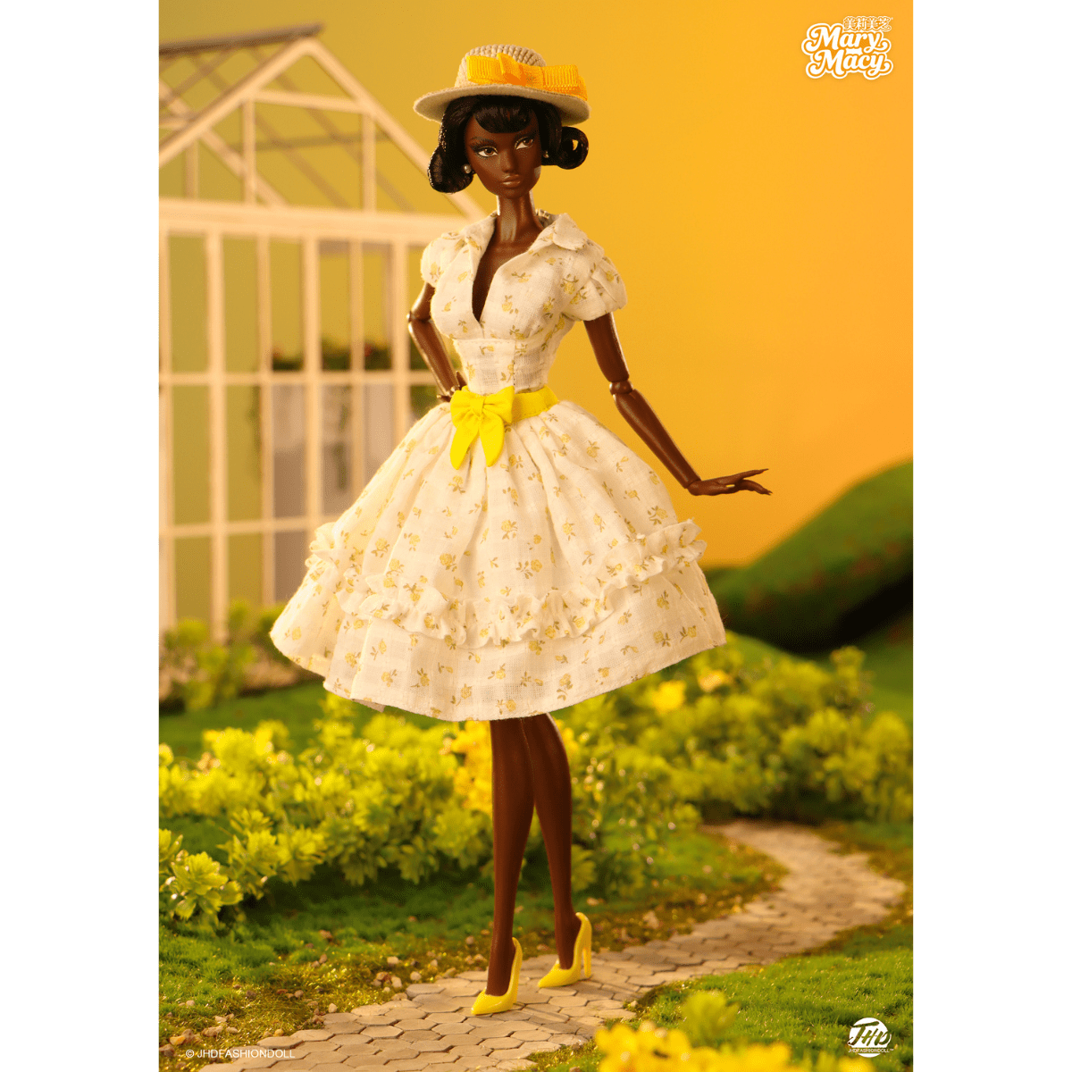 VIP VD2507 – MaryMacy Valley of the Dolls: Garden Party Fashion Set – Yellow Blossoms - Simon's Collectibles, UK