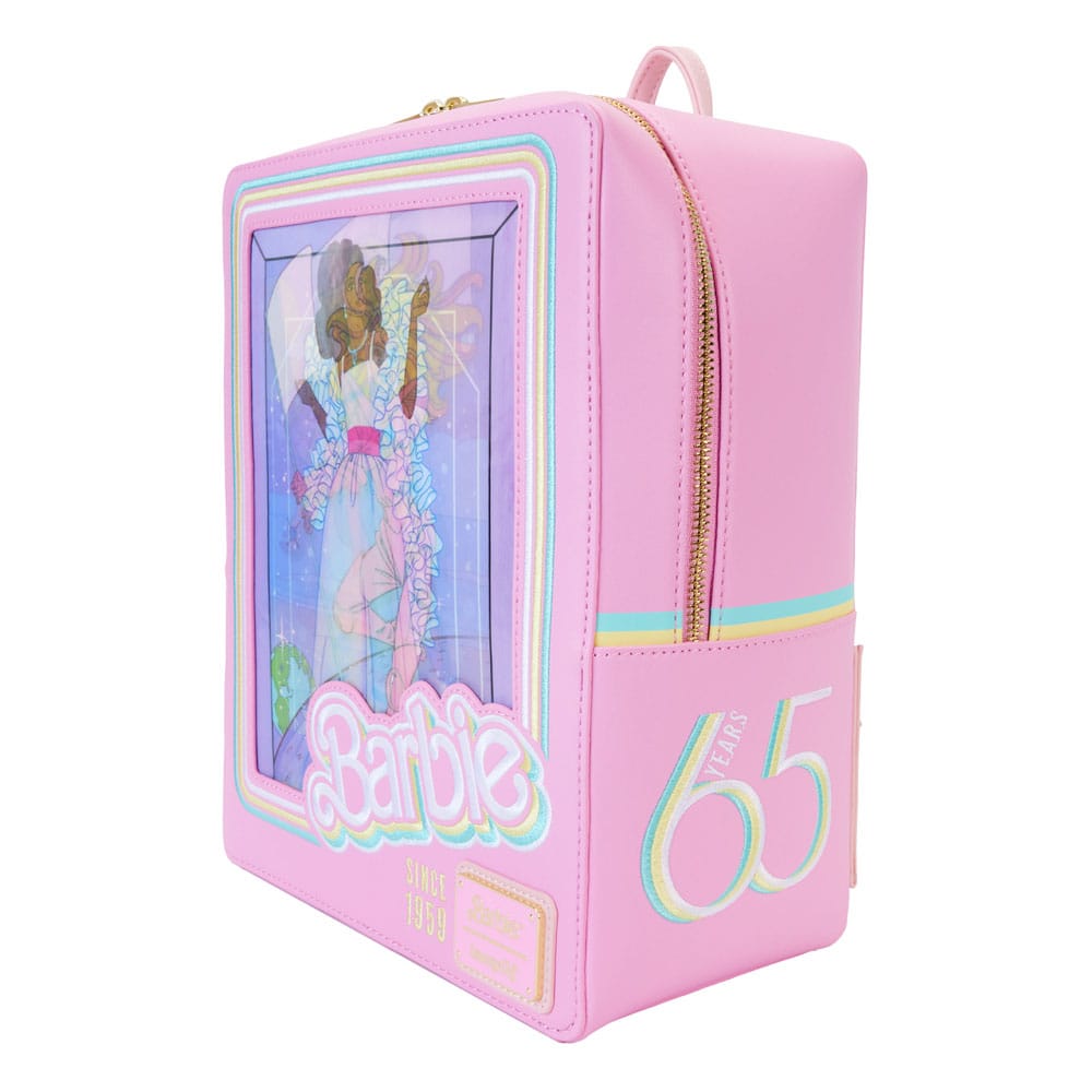 Loungefly Barbie 65th Anniversary Doll Box Triple Lenticular Mini Backpack | Barbie