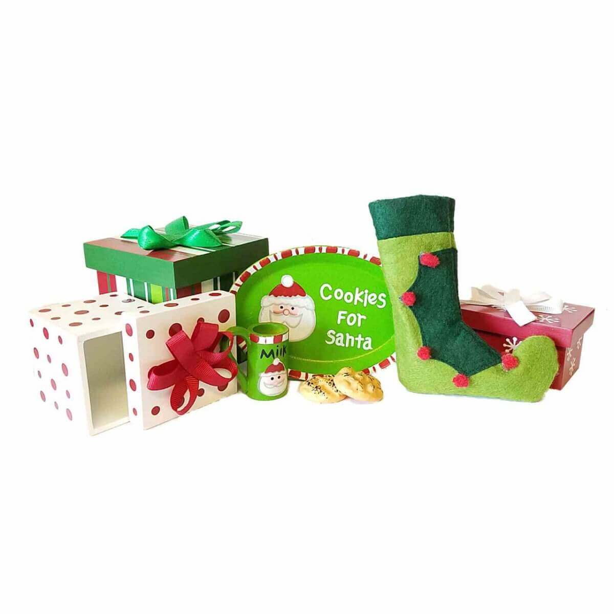 11 Piece Christmas Accessory Play Set for 18 Inch Dolls - Simon's Collectibles