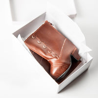Thumbnail for 1890's Style Brown Boots Plus Shoe Box for 18 Inch Dolls - Simon's Collectibles