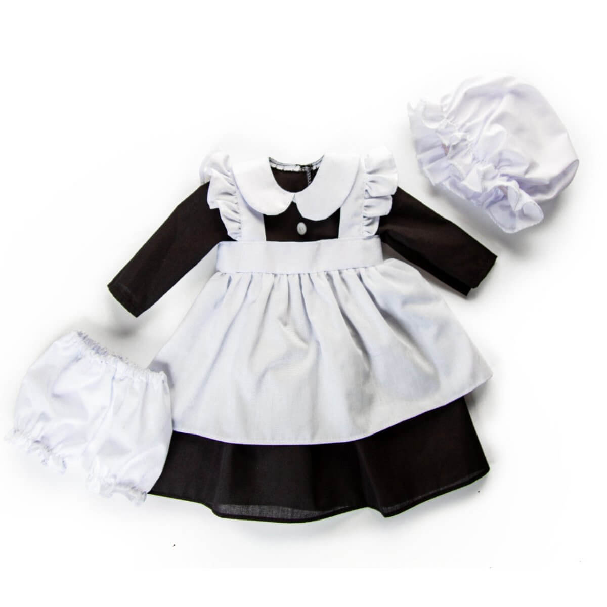 4 Piece Scullery Kitchen Maid Outfit, Doll Clothes for 18 Inch Dolls - Simon's Collectibles