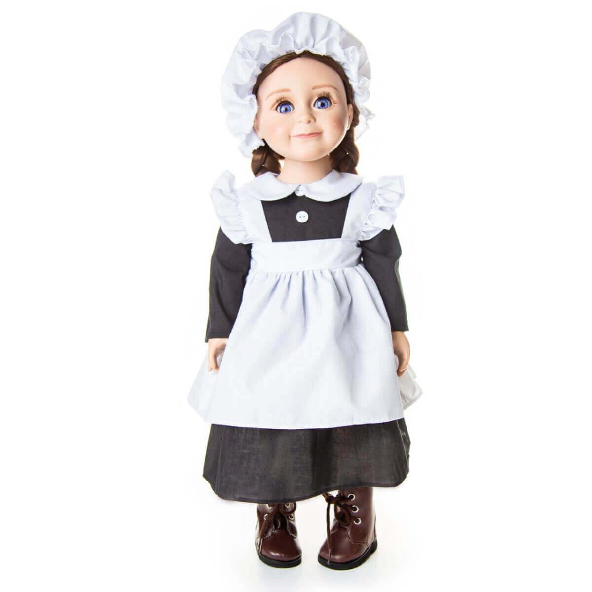 4 Piece Scullery Kitchen Maid Outfit, Doll Clothes for 18 Inch Dolls by The Queen's Treasures in the at Play Dolls section at Simon's Collectibles based in the UK.