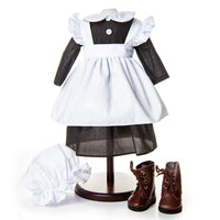 Thumbnail for 5 Piece Kitchen Maid Clothes Outfit with Boots for 18