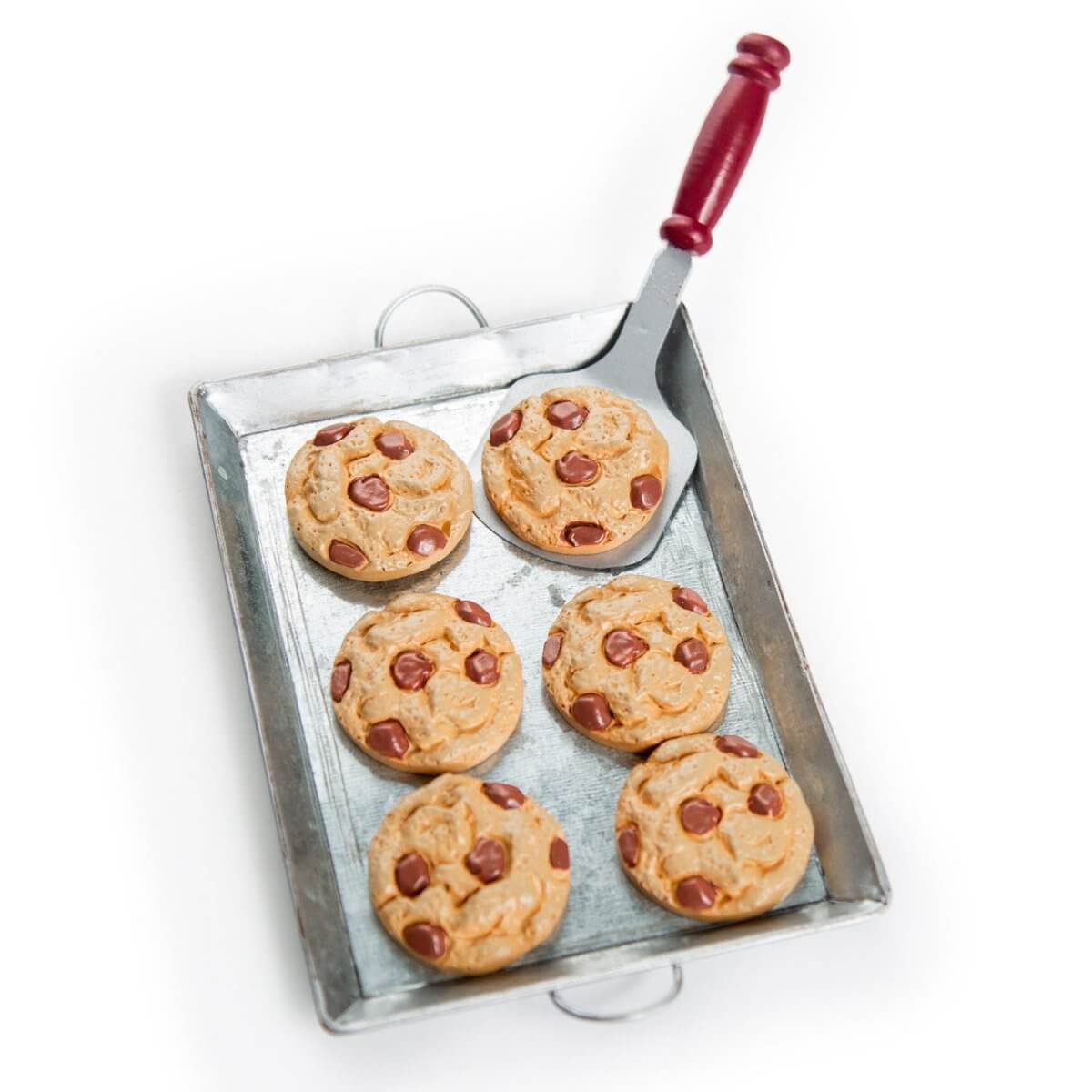 8 Piece Chocolate Chip Cookie Baking Set Accessory For 18 Inch Dolls - Simon's Collectibles
