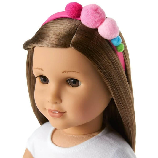 American Girl Plenty of Poms Headband for 18-inch Dolls by American Girl in the at Doll Accessories section at Simon's Collectibles based in the UK.