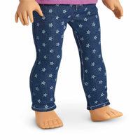 Thumbnail for American Girl Starry Jeggings for 18-inch Dolls - Simon's Collectibles