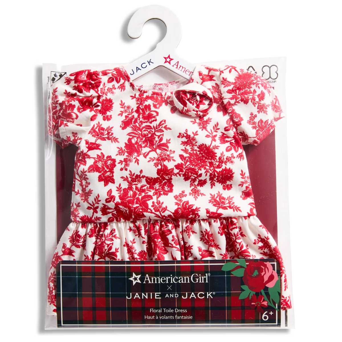 American Girl x Janie and Jack Floral Toile Dress for 18-inch Dolls - Simon's Collectibles
