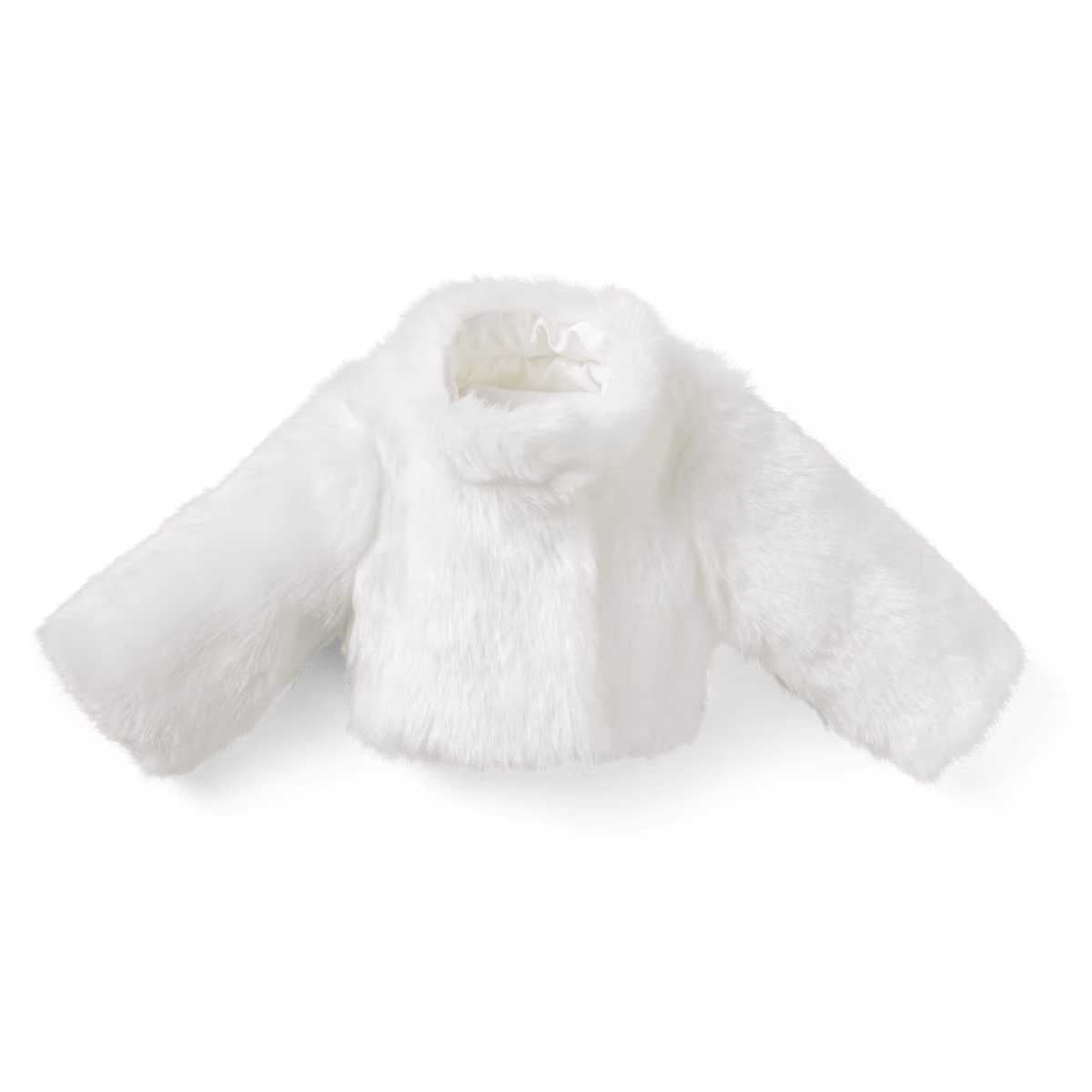 American Girl x Janie and Jack Soft as Snow Fur Jacket for 18-inch Dolls - Simon's Collectibles