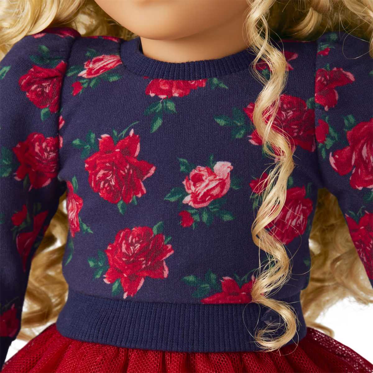 American Girl x Janie and Jack Wrapped in Roses Party Top for 18-inch Dolls - Simon's Collectibles