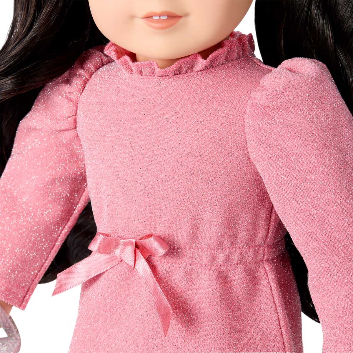 American Girl x Something Navy Rosy Radiance Puff-Sleeve Dress for 18-inch Dolls - Simon's Collectibles