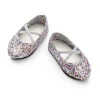 Thumbnail for American Girl x Something Navy Twinkling Tinsel Ballet Flats for 18-inch Dolls - Simon's Collectibles