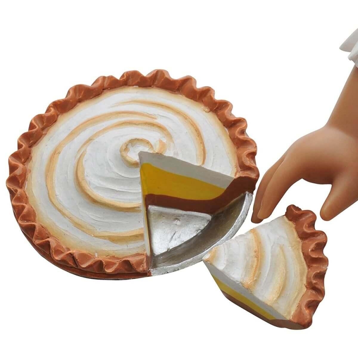 Bakery Collection Lemon Meringue Pie For 18 Inch Dolls by The Queen's Treasures in the at Play Dolls section at Simon's Collectibles based in the UK.