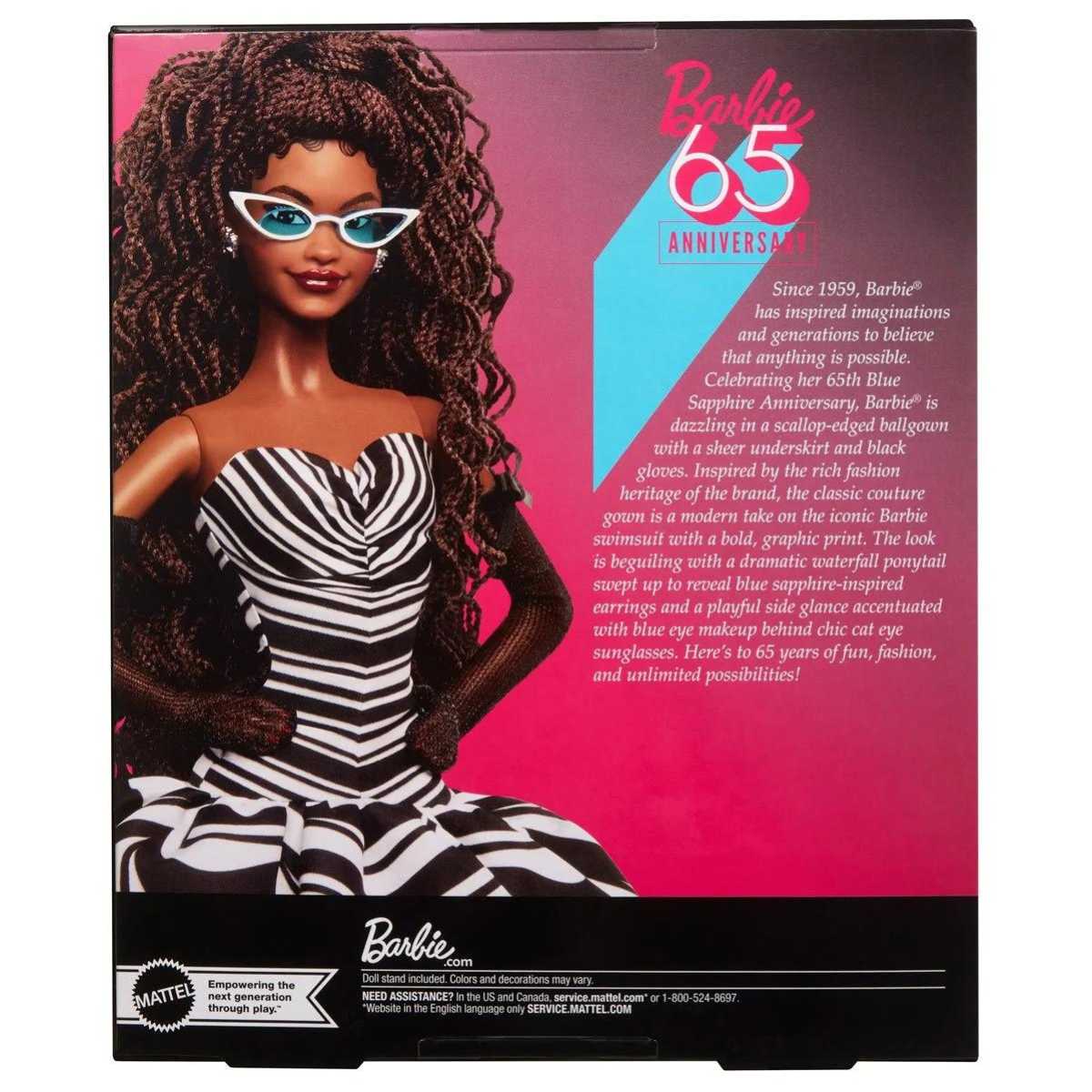 Barbie 65th Blue Sapphire Anniversary Doll with Brunette Hair - Simon's Collectibles