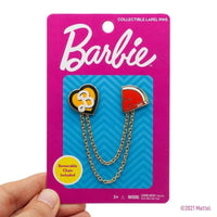 Thumbnail for Barbie B Heart and Watermelon Pins with Removable Chains - Simon's Collectibles
