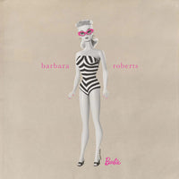 Thumbnail for Barbie Barbara Roberts Iconic Zebra Swimsuit Recycled Cotton Tote Bag - Simon's Collectibles