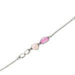 Barbie™️ Charm Bracelet with three enamelled classic charms - Silhouette, Glasses & Corvette - Barbie x Carat Shop - Simon's Collectibles