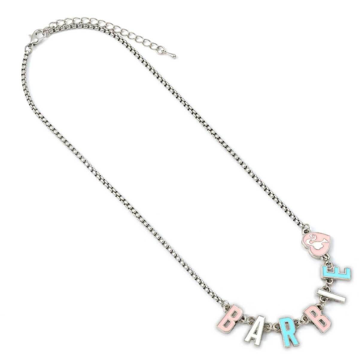 Barbie™️ Enamel Letter Name Necklace - Barbie x Carat Shop by Barbie x Carat Shop in the at Necklaces section at Simon's Collectibles based in the UK.