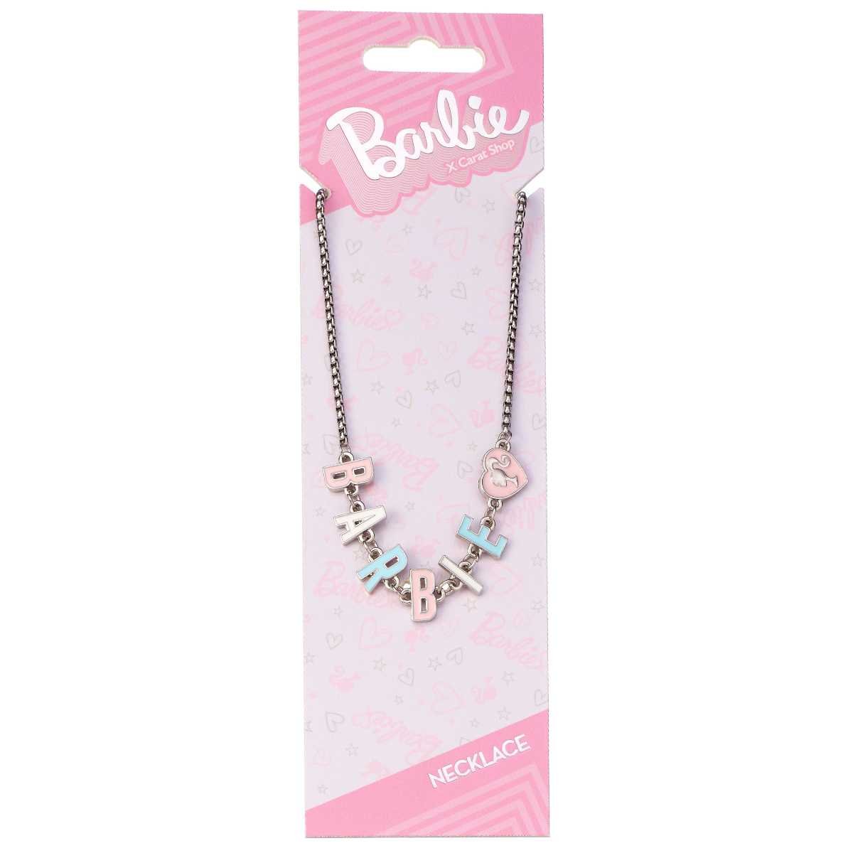 Barbie™️ Enamel Letter Name Necklace - Barbie x Carat Shop - Simon's Collectibles