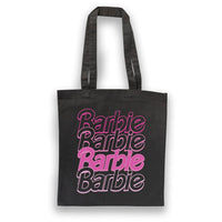 Thumbnail for Barbie Logo Black Recycled Cotton Tote Bag - Simon's Collectibles