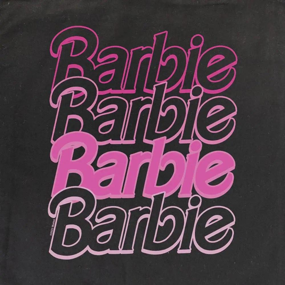 Barbie Logo Black Recycled Cotton Tote Bag - Simon's Collectibles