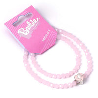 Thumbnail for Barbie™️ Pink Bead Necklace with Heart Shaped Silhouette Bead Charm - Barbie x Carat Shop - Simon's Collectibles