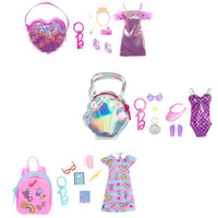 Thumbnail for Barbie Premium Fashion Pack: Outfit, Accessories, and a Voluminous Bag - Choose Birthday, Beach or School - Simon's Collectibles