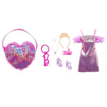 Barbie Premium Fashion Pack: Outfit, Accessories, and a Voluminous Bag - Choose Birthday, Beach or School | Barbie