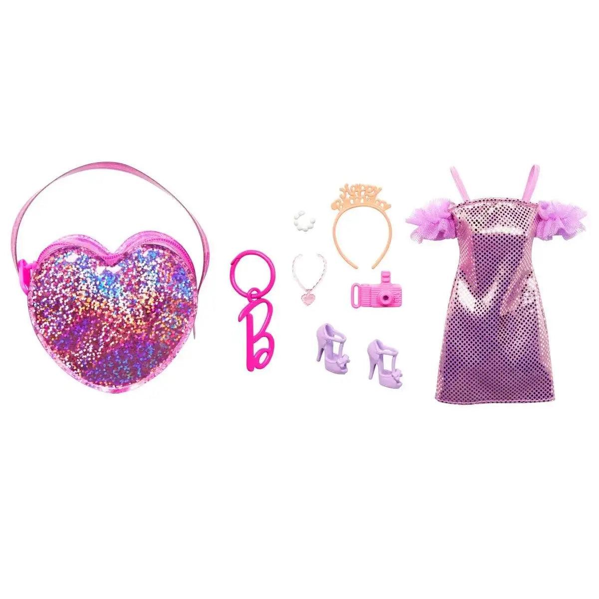 Barbie Premium Fashion Pack: Outfit, Accessories, and a Voluminous Bag - Choose Birthday, Beach or School | Barbie