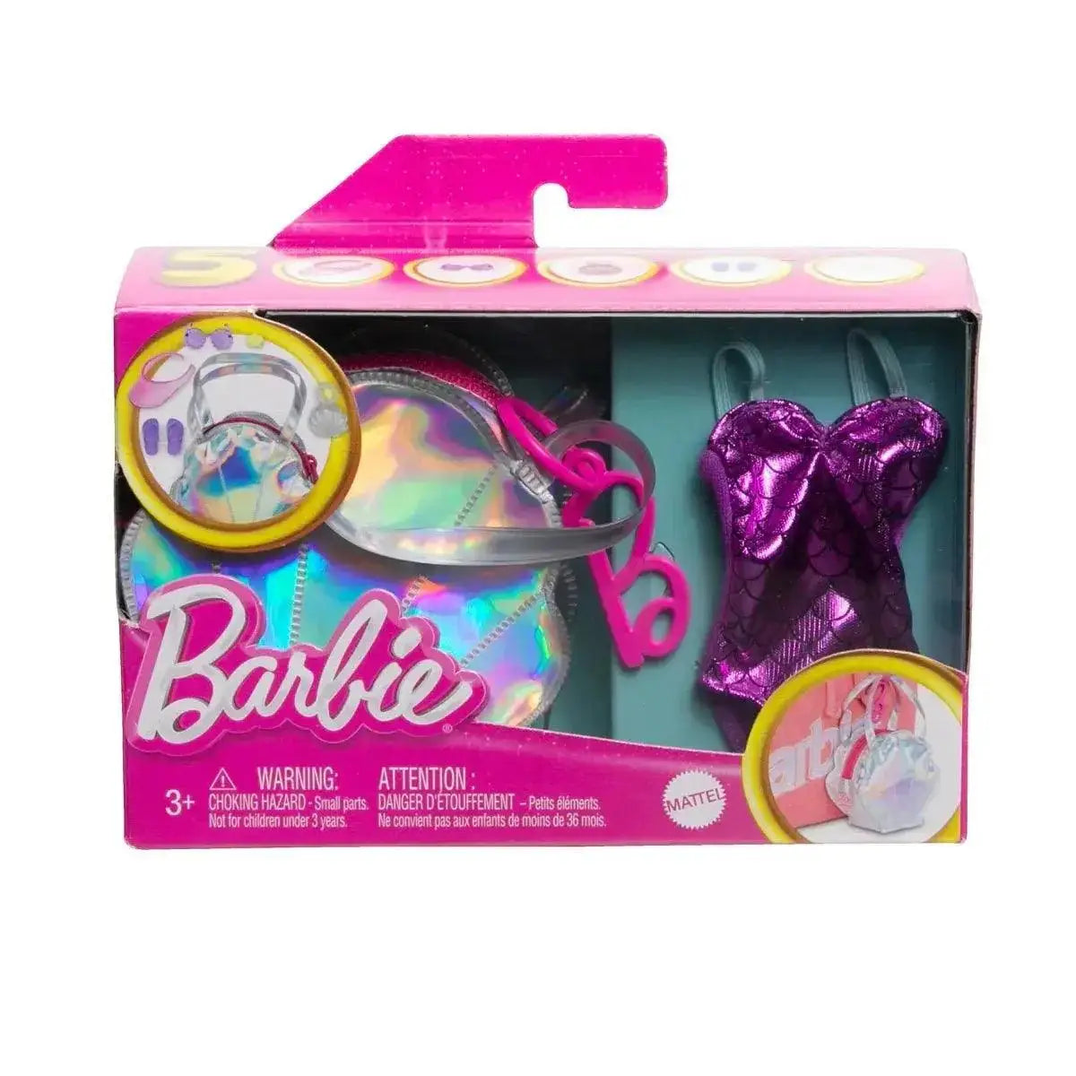 Barbie Premium Fashion Pack: Outfit, Accessories, and a Voluminous Bag - Choose Birthday, Beach or School | Barbie