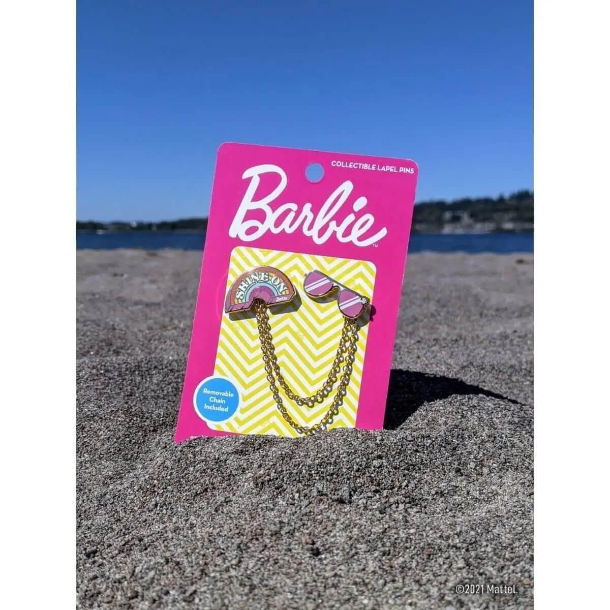 Barbie Shine On and Sunglasses Pins with Removable Chains by Little Shop of Pins in the at Jewelry section at Simon's Collectibles based in the UK.