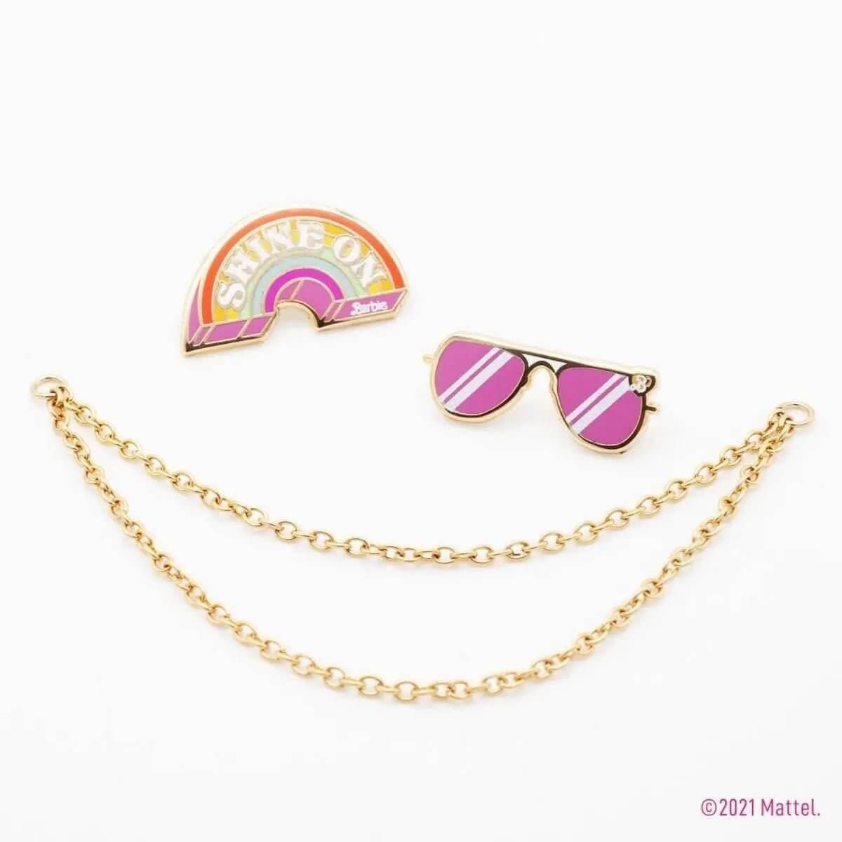 Barbie Shine On and Sunglasses Pins with Removable Chains by Little Shop of Pins in the at Jewelry section at Simon's Collectibles based in the UK.