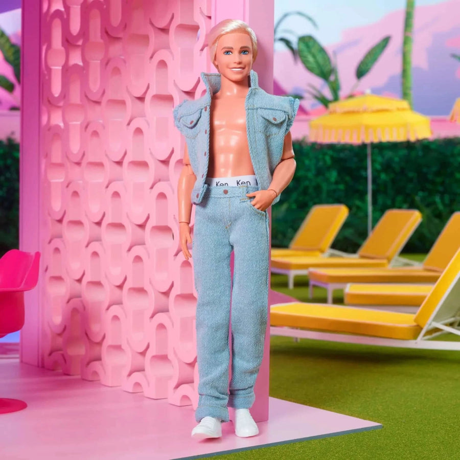 Barbie Signature Ken Doll Wearing Denim Matching Set – Barbie The