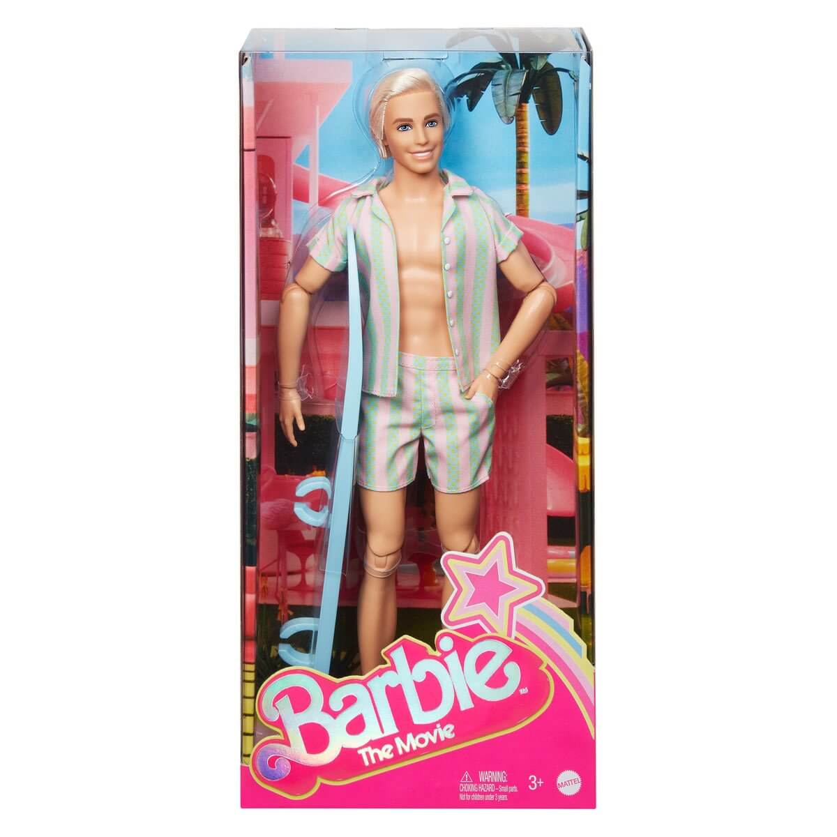Barbie: The Movie Ken Doll in Striped Matching Set - Simon's Collectibles