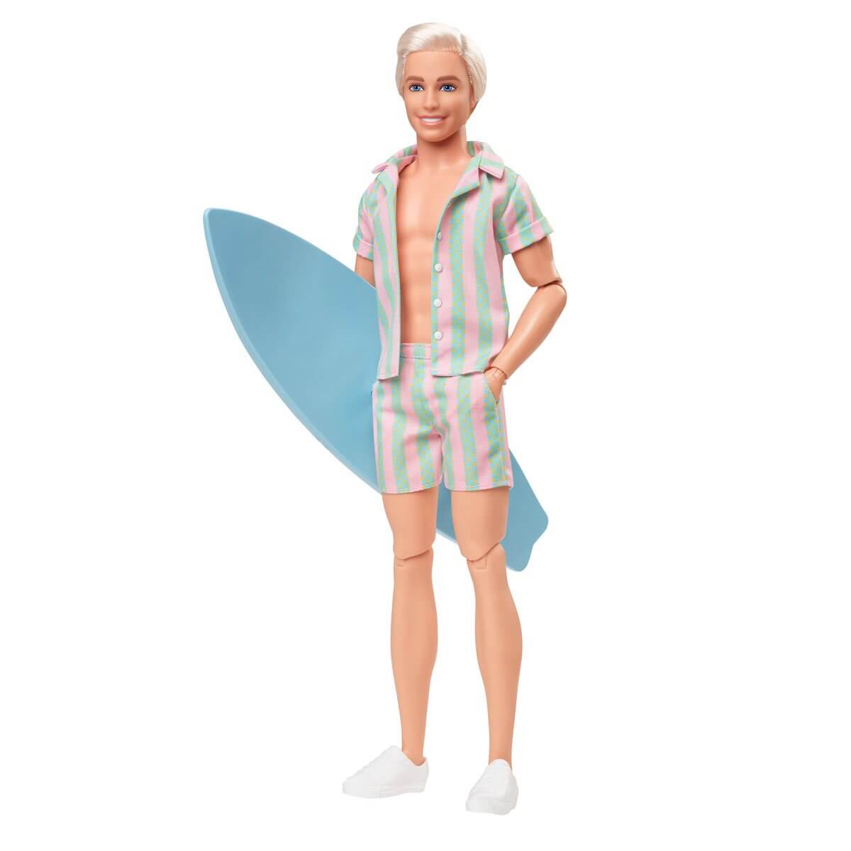 Barbie: The Movie Ken Doll in Striped Matching Set - Simon's Collectibles