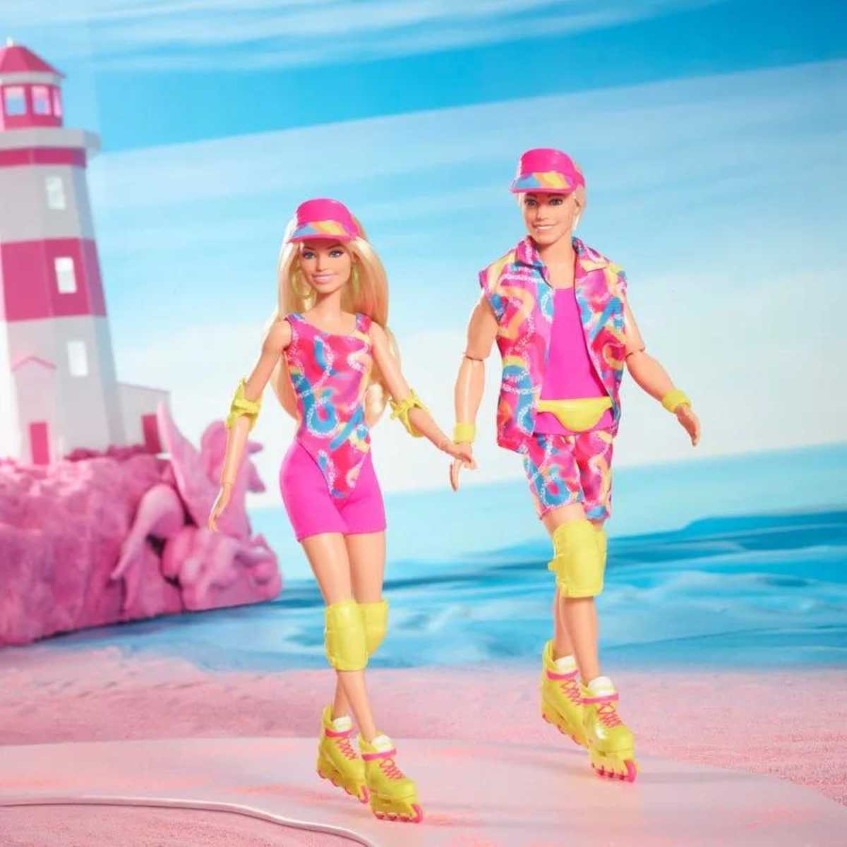 Barbie The Movie Roller Skating Barbie And Ken 2 Doll Bundle - Simon's Collectibles