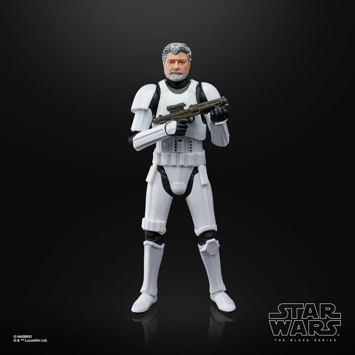 *BOX-DAMAGED* Star Wars The Black Series George Lucas Stormtrooper Disguise 6-Inch Action Figure - Simon's Collectibles