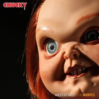 Thumbnail for Child's Play Sneering Chucky 15-Inch Talking Doll - Living Dead Dolls - Simon's Collectibles