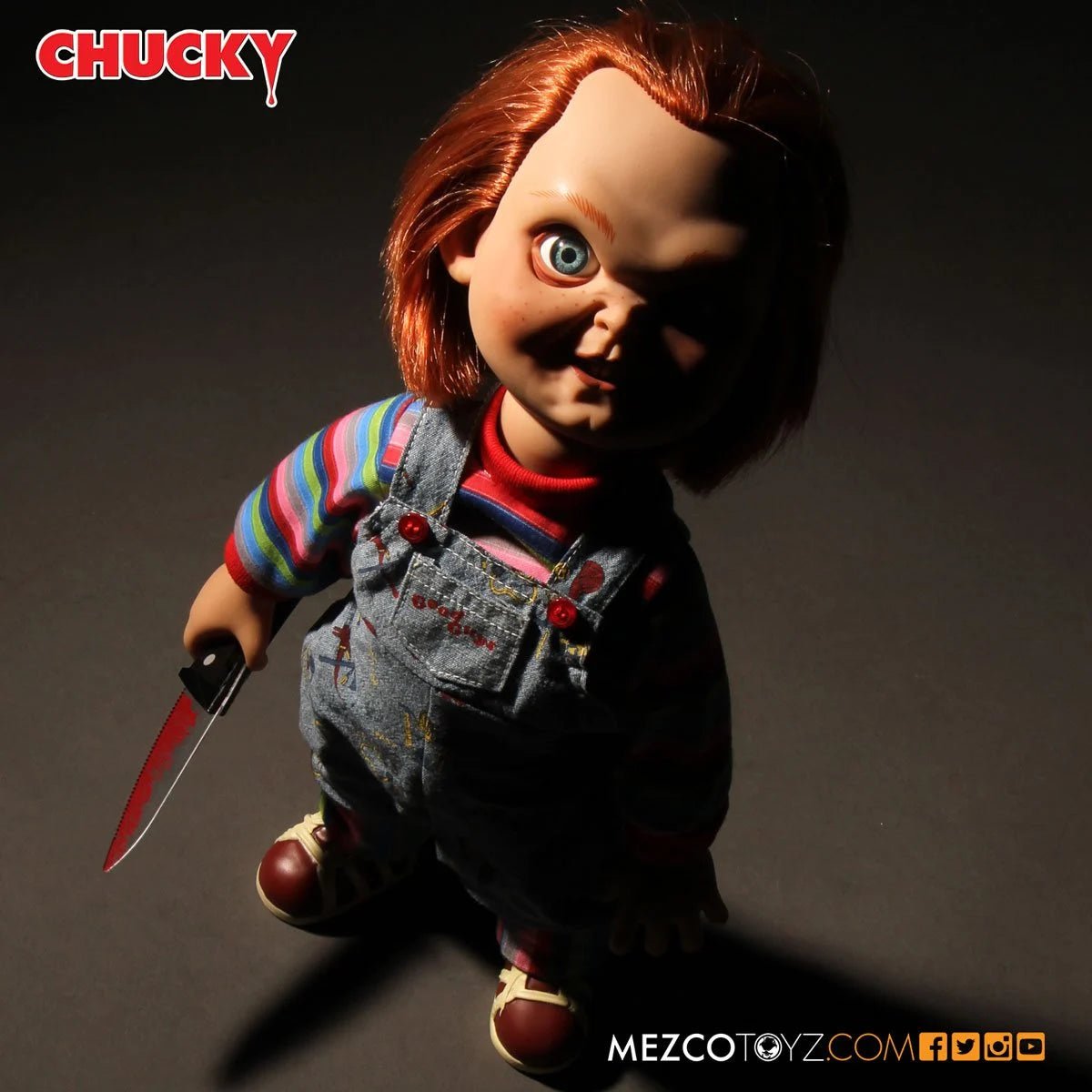 Child's Play Sneering Chucky 15-Inch Talking Doll - Living Dead Dolls - Simon's Collectibles