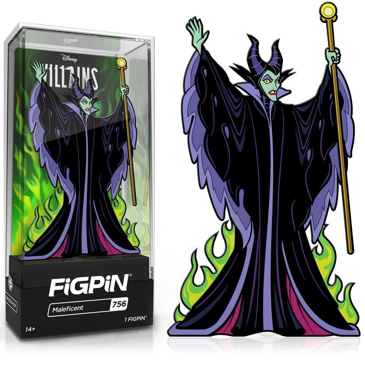 Disney Villains Maleficent FiGPiN Classic Enamel Pin - Simon's Collectibles