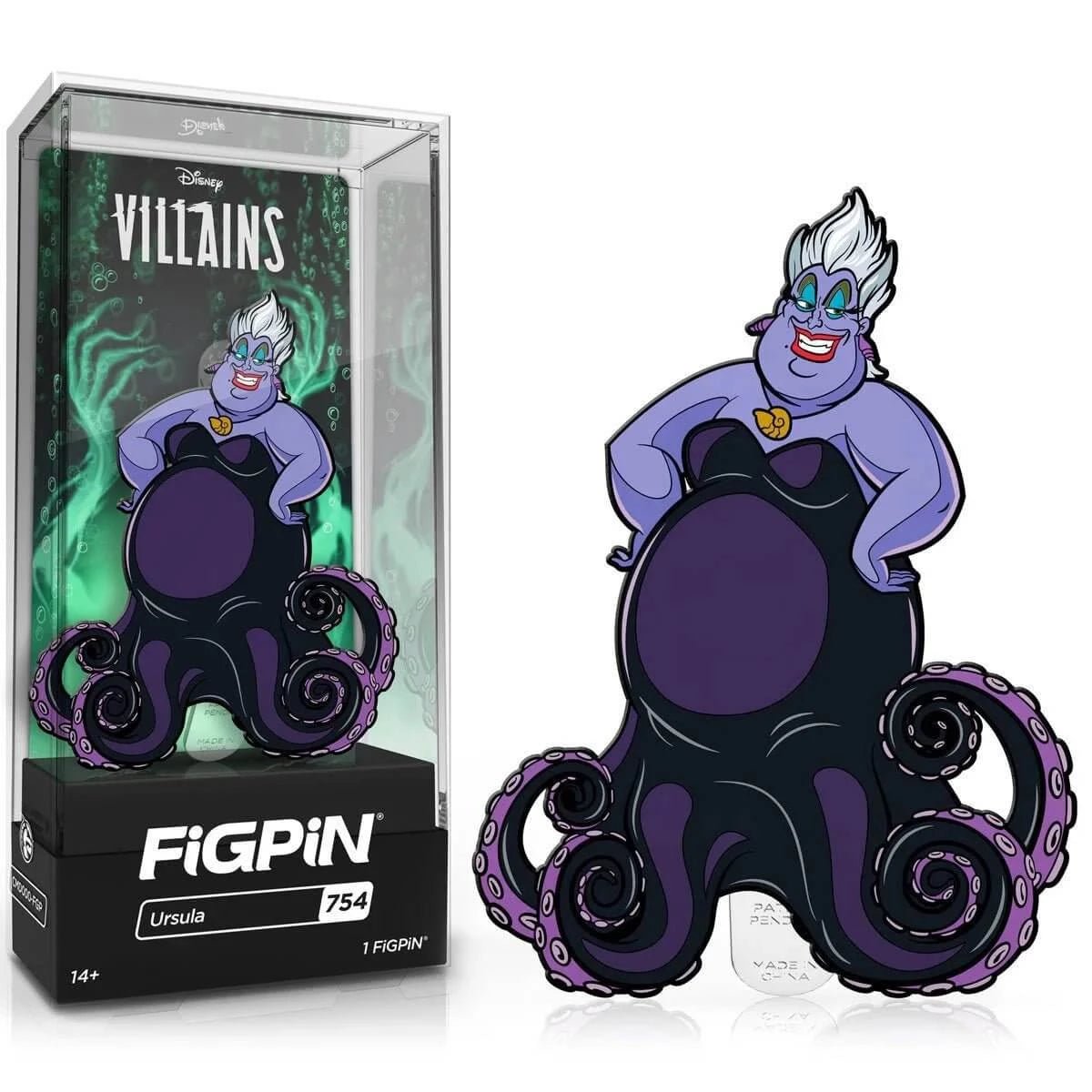 Disney Villains URSULA FiGPiN Classic Enamel Pin - Simon's Collectibles