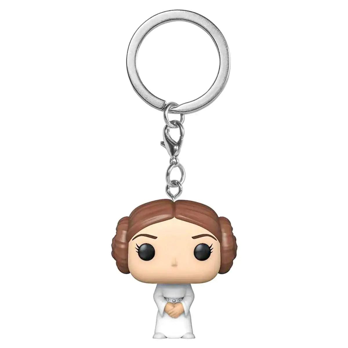 Funko Pop! Pocket Keychain Star Wars Princess Leia Vinyl Figure by Funko in the at Keychains section at Simon's Collectibles based in the UK.