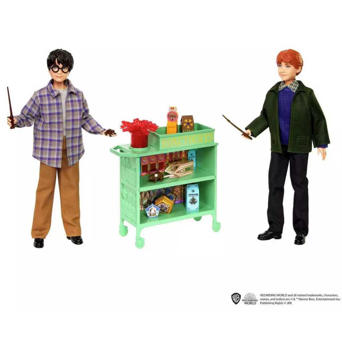 Harry Potter Hogwarts Express Harry & Ron Dolls & Playset - Simon's Collectibles
